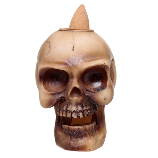 Small Skull Backflow Incense Burner