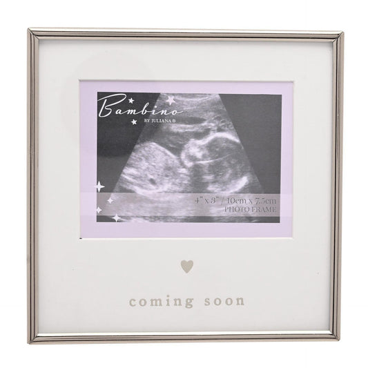 Bambino Silver Baby Scan Frame 4" x 3" - Coming Soon