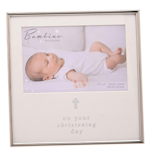 Bambino Silver Frame 6" x 4" - Christening