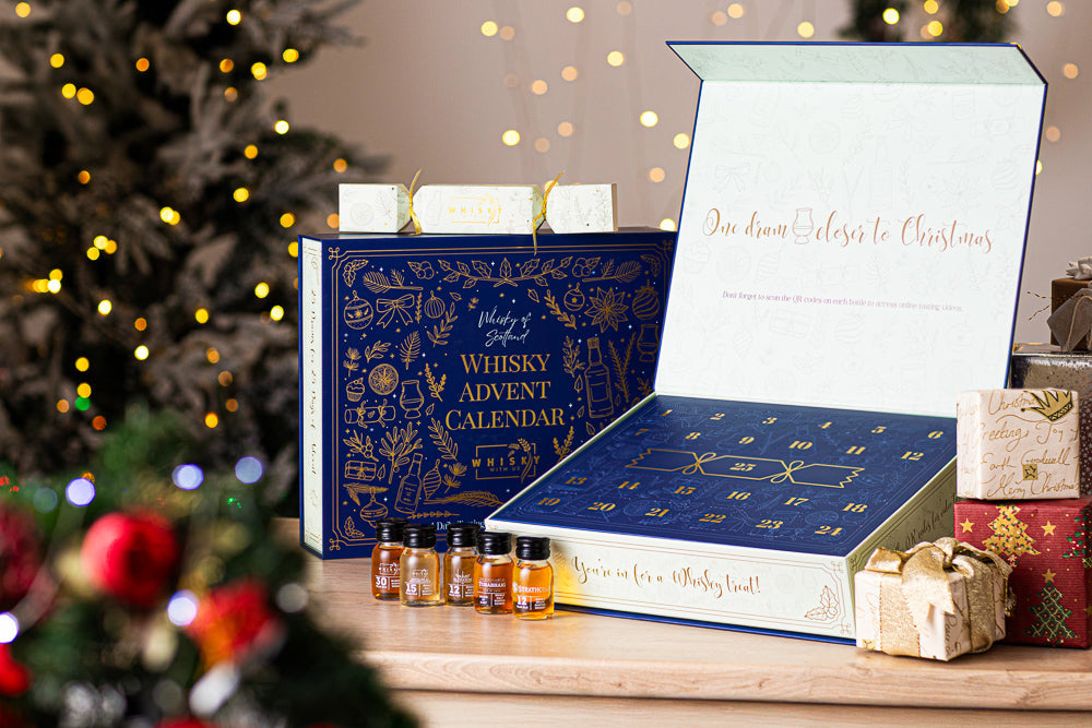 25 Day Scotch Whisky Advent Calendar. Includes Christmas Cracker for Day 25 & Tasting Videos