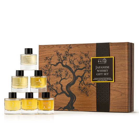 Whisky With Us Japanese Whisky Tasting Set – 6 Premium Miniature Japanese Whiskies