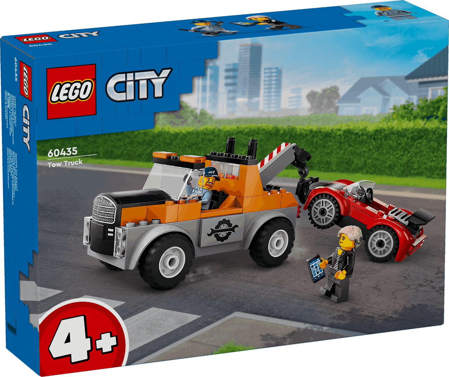 Lego City 60435 Tow Truck & Sports Car Repair Playset for Ages 4 & Up