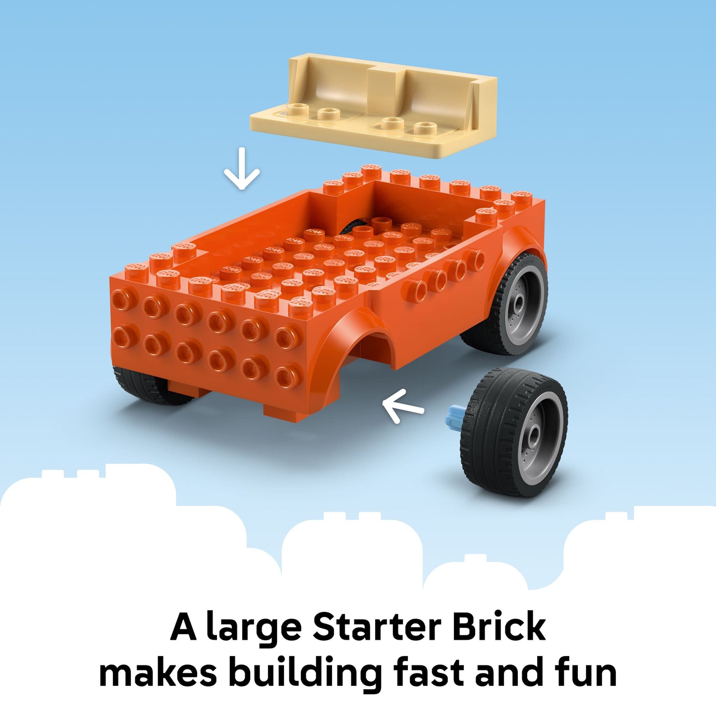 Lego Bluey 11202 Bluey's Beach & Family Car Trip for Children Ages 4+