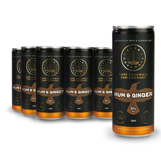 Cape Cornwall Rum Rum & Ginger 12 Pack