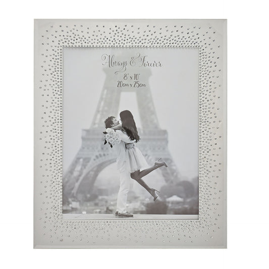 Wedding Mirror Frame Starburst Crystals - 8" x 10"