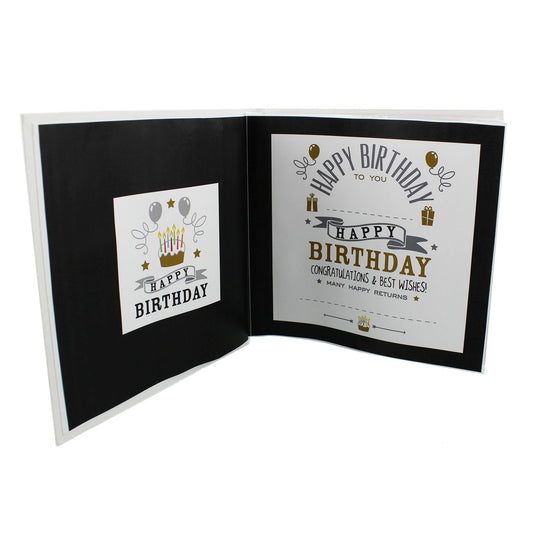Milestones Birthday Boy Photo Album 4"x6" - 21st