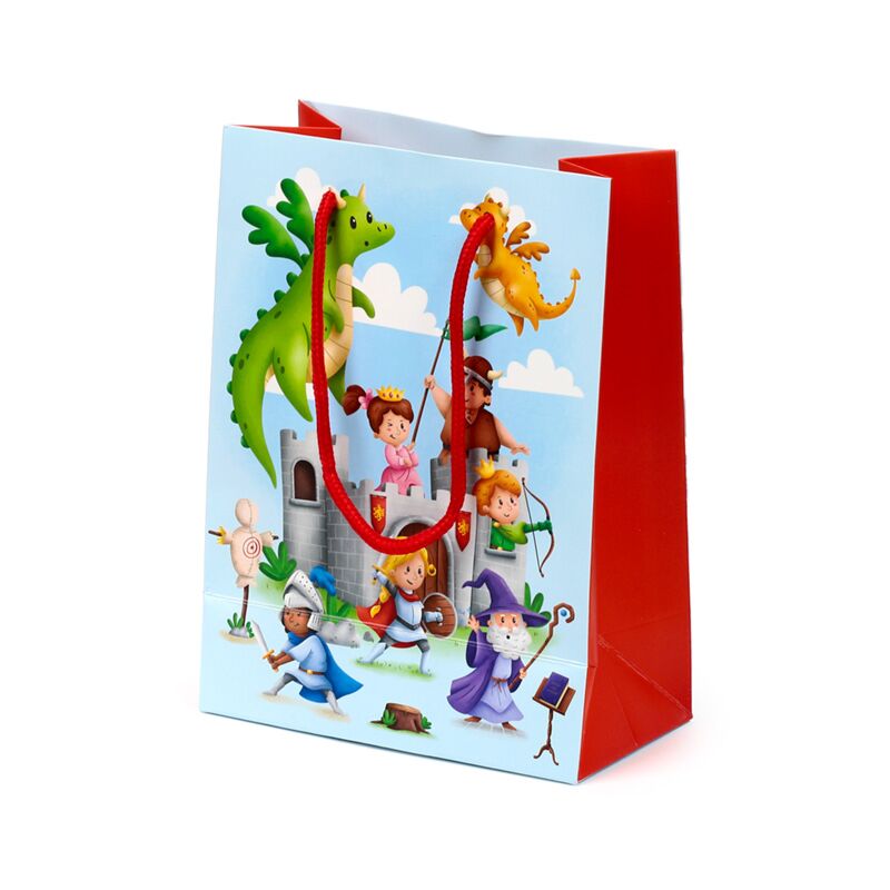 Gift Bag ~ Knights & Dragons - Medium