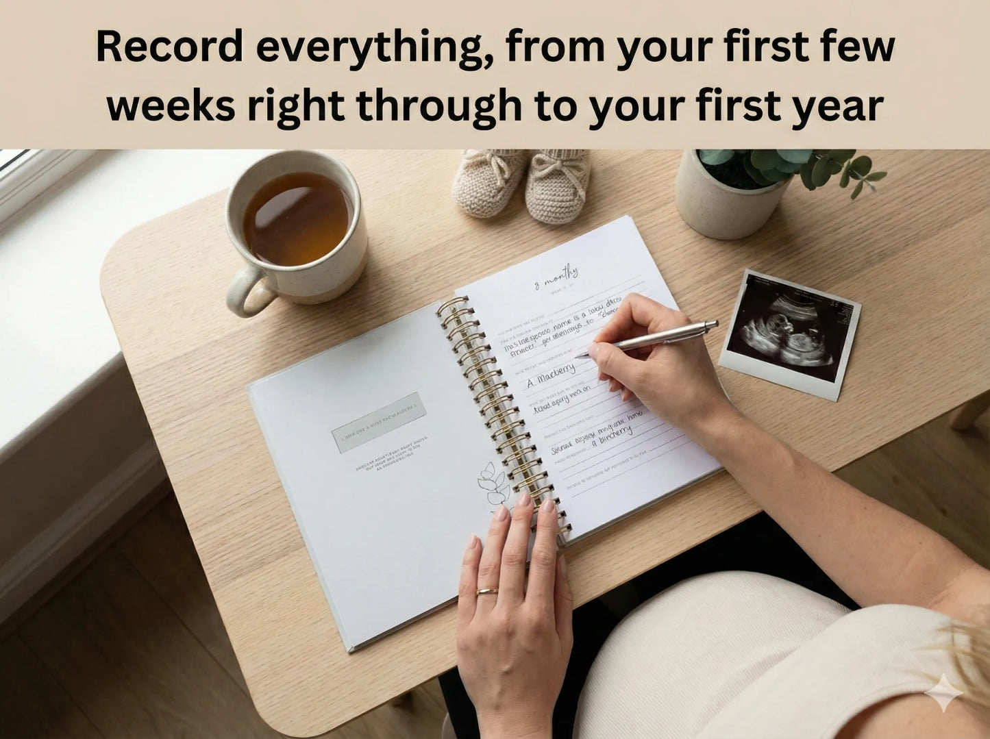 Pregnancy Journal Memory Book - Journals for First Time Moms, Baby Memory Book