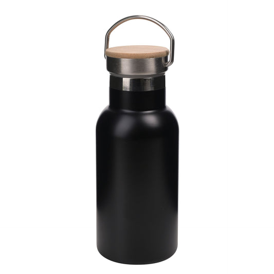 Harvey Makin Steel Sports Bottle - 350ml Black