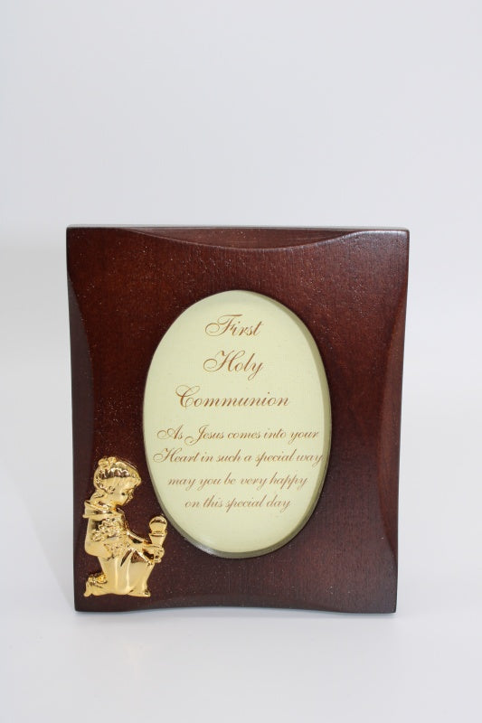 Wooden Photo Frame ~ Communion