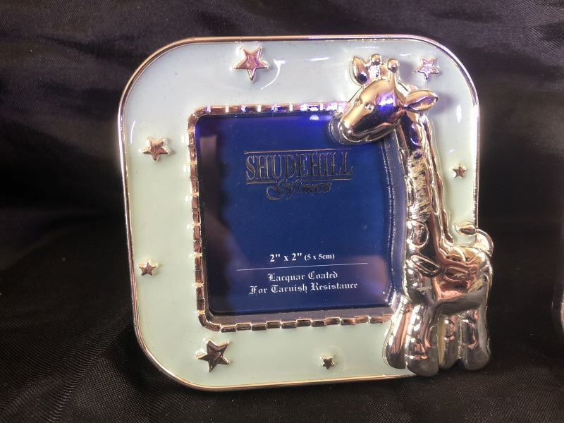 Silver Plated Giraffe Photo Frame