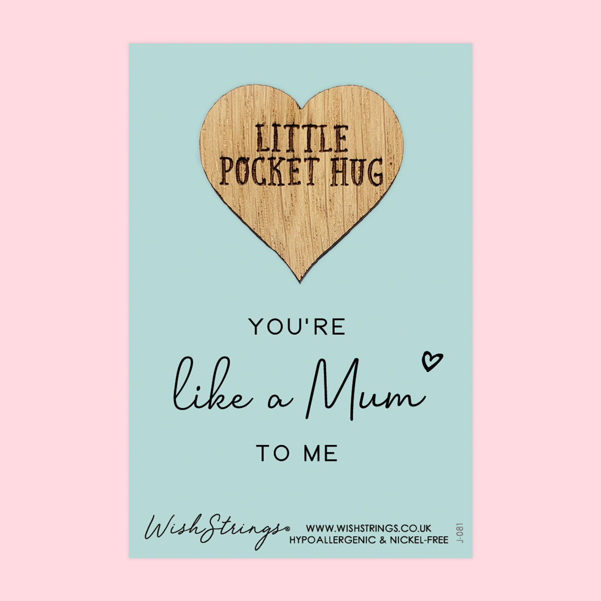 Pocket Hug – You’re Like a Mum to Me | Thoughtful Gift for Mother Figures | Keepsake Token for Love, Gratitude & Appreciation
