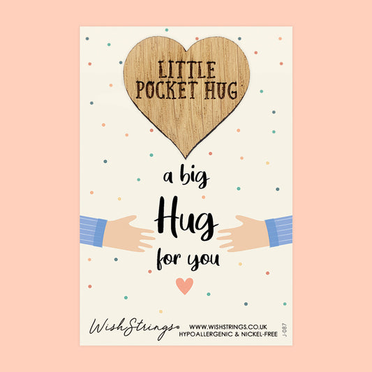 Pocket Hug - A Big Hug | Sending Hugs & Thinking of You Gift | Keepsake Token for Comfort & Support
