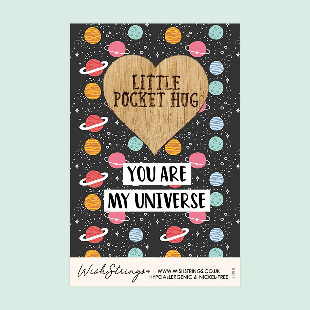 Pocket Hug - You Are My Universe | Cute Couples Gift | Keepsake Token for Sending Hugs, Saying I Love You & Special Moment