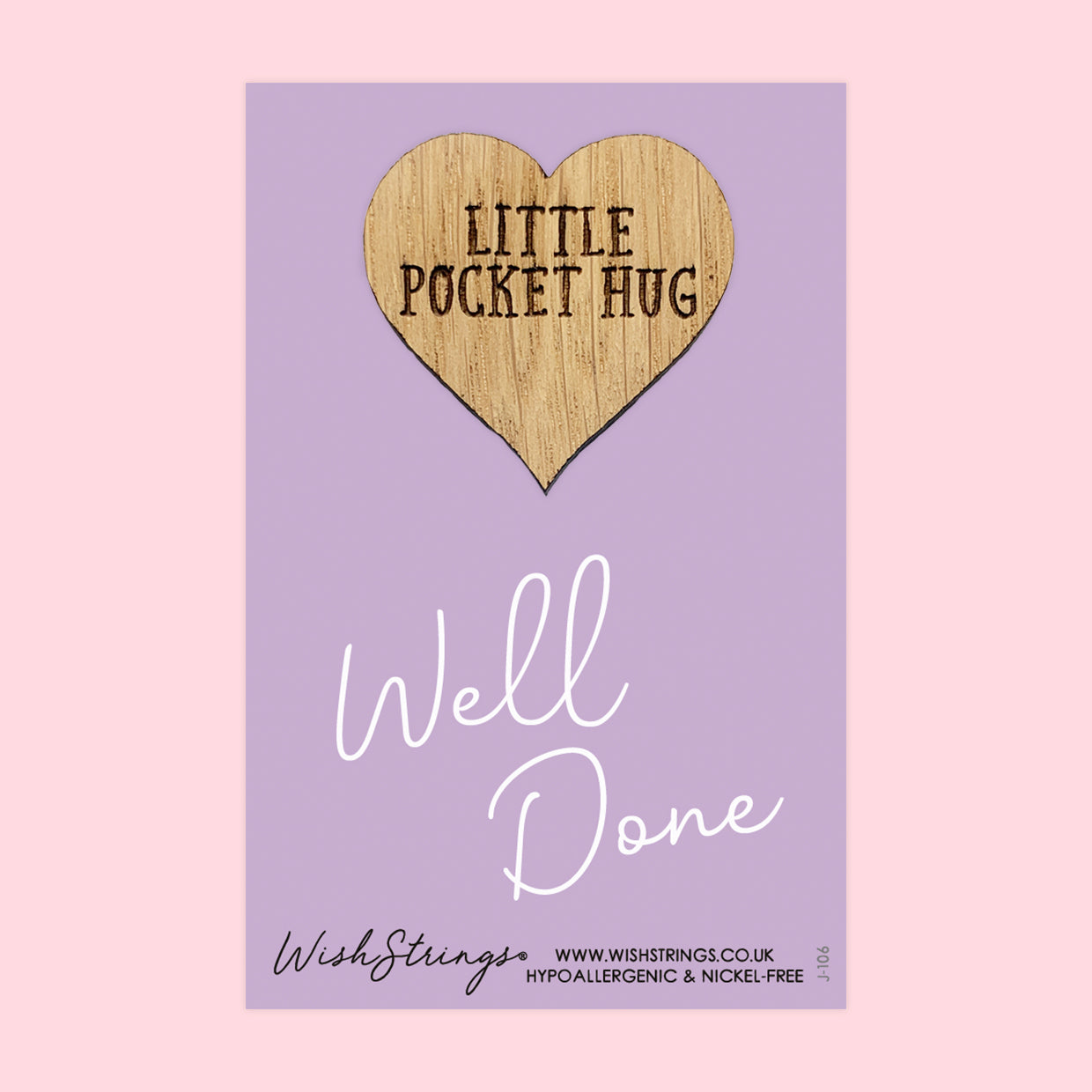 Pocket Hug - Well Done | Thoughtful Gift for Celebrating Success | Keepsake Token for Sending Hugs & Recognizing Exam Passes and Achievements