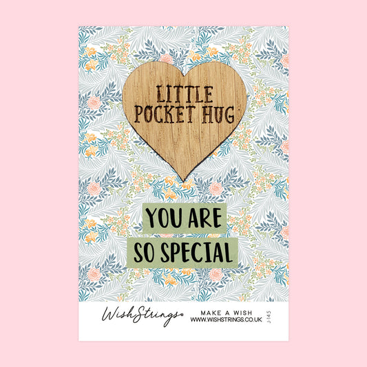 Pocket Hug - You Are So Special | Thoughtful Gift for Someone Special | Keepsake Token for Sending Hugs, Thank You & Thinking of You