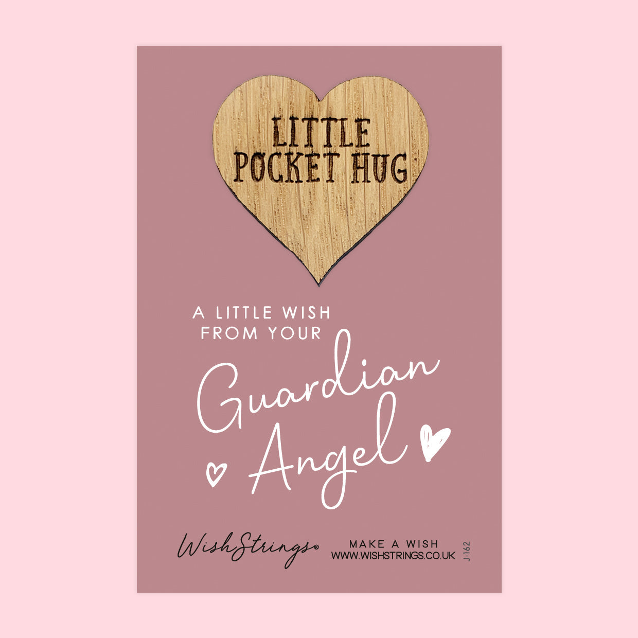 Pocket Hug - Guardian Angel | Comfort & Guidance Gift | Keepsake Token for Sending Hugs, Tough Times & Thinking of You