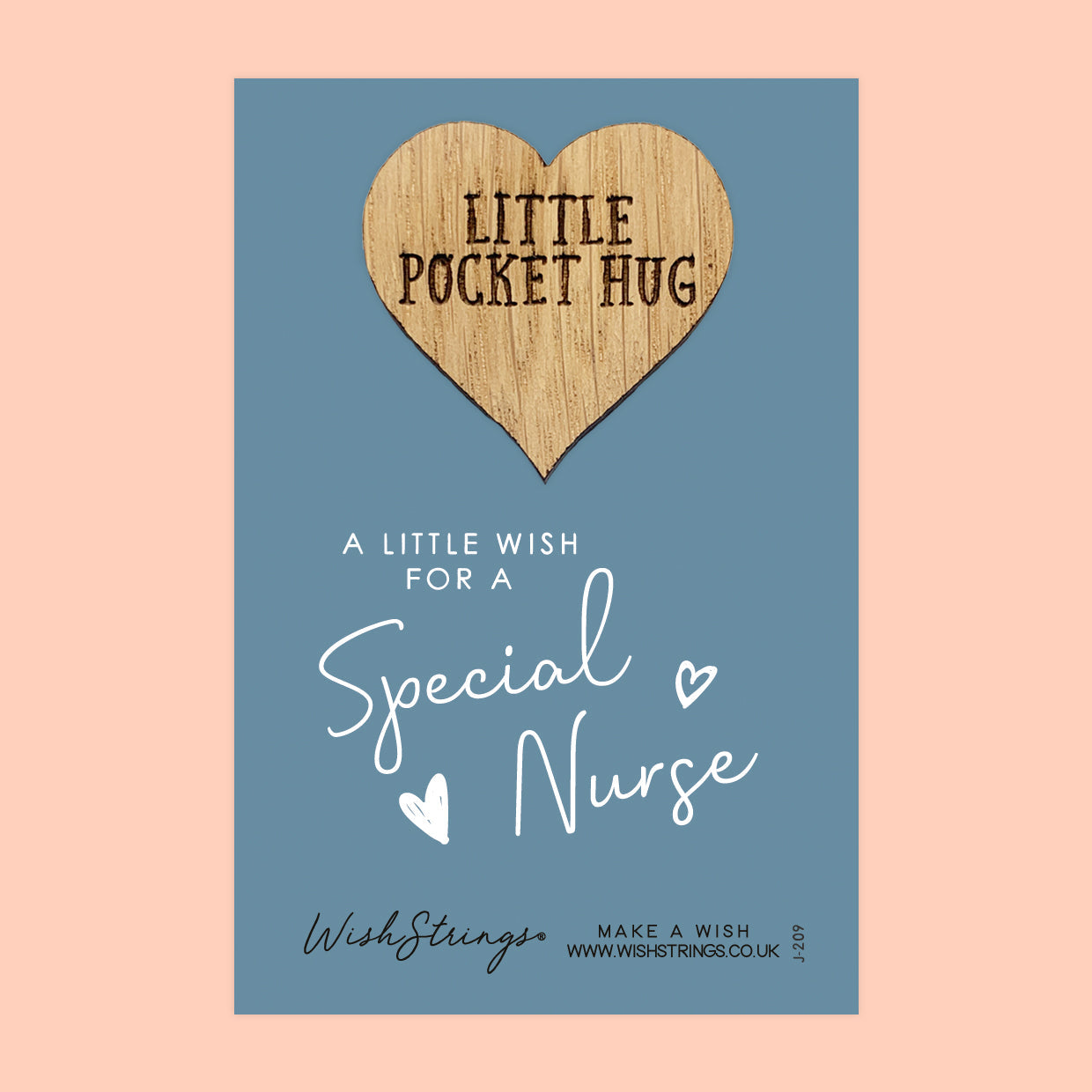 Pocket Hug - Special Niece | Thoughtful Gift for a Caring Nurse | Keepsake Token for Sending Hugs & Gratitude During a Hospital Stay