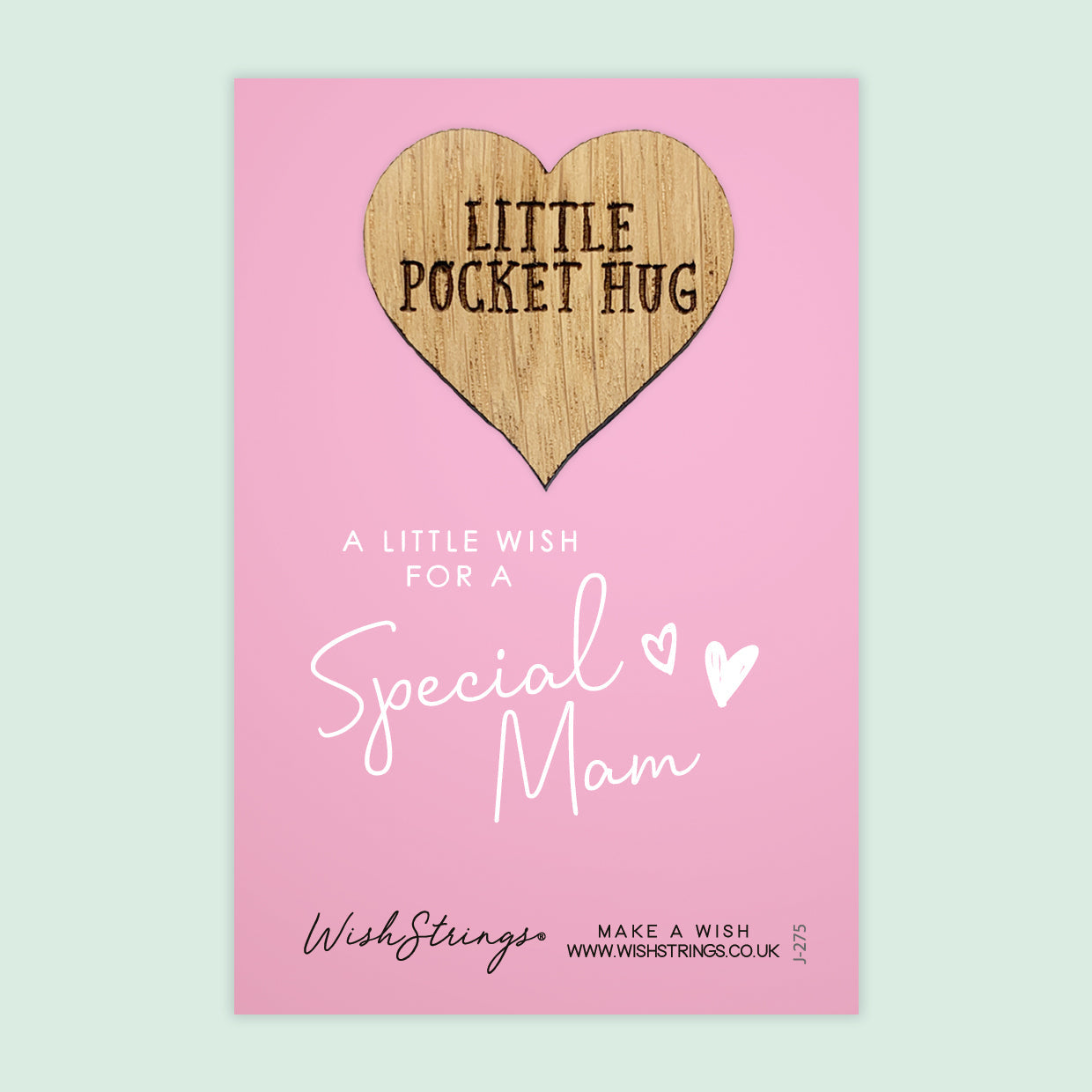 Pocket Hug - Special Mam | Thoughtful Gift from Kids with Love | Keepsake Token for Sending Hugs & Appreciation to a Cherished Mam