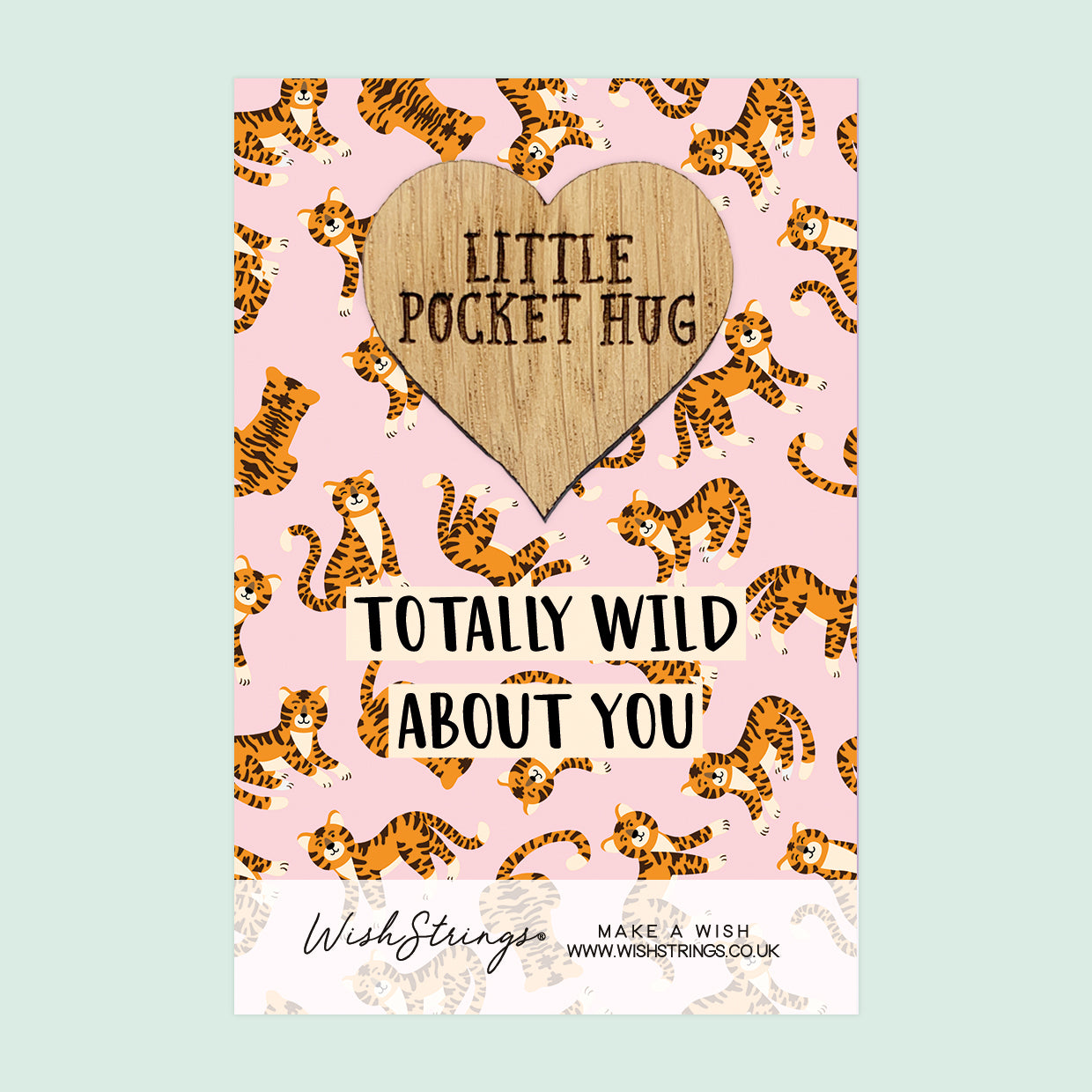 Pocket Hug - Wild About You | Cute Couples Gift | Keepsake Token for Sending Hugs & Expressing Love in a Fun and Meaningful Way
