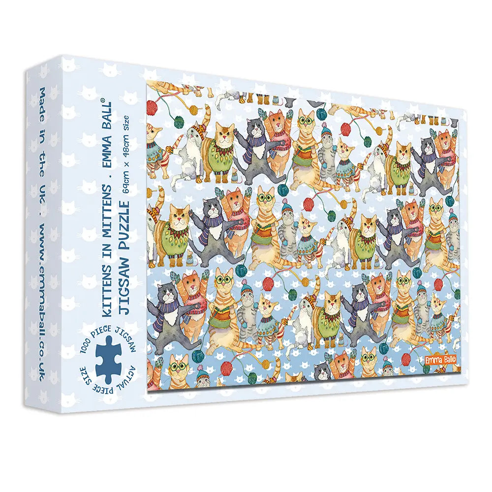 Emma Ball Kittens In Mittens 1000 Piece Jigsaw