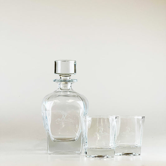 Golf Decanter & Glass Set