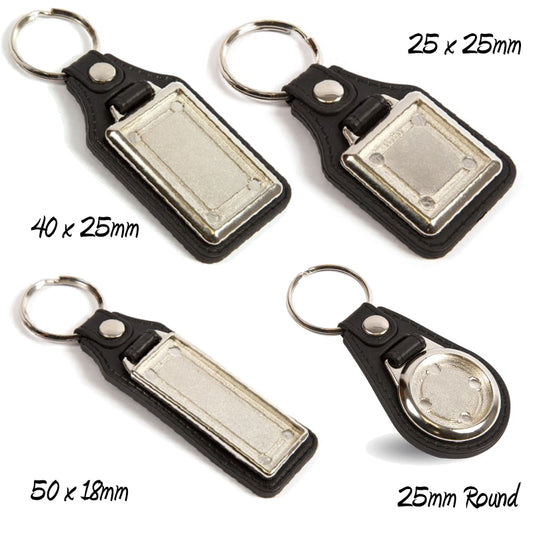 Make Your Own Leather Medallion Keyrings