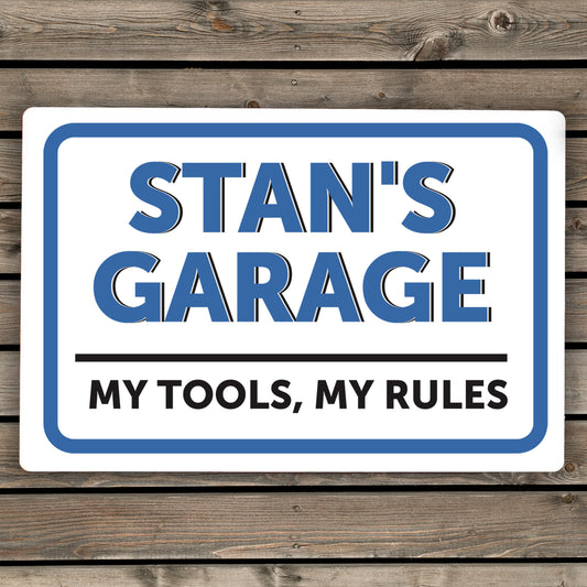 Personalised Garage Plaque Sign