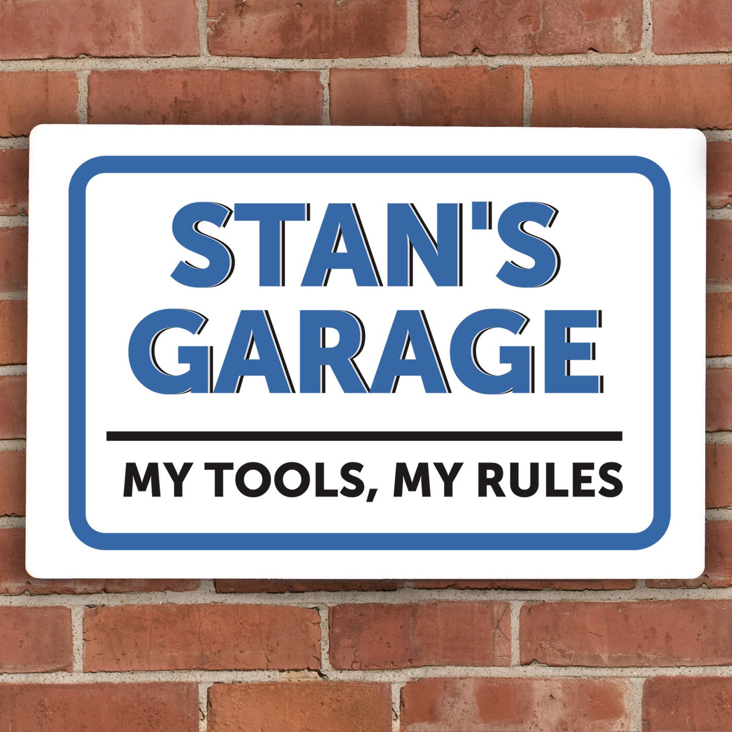 Personalised Garage Plaque Sign