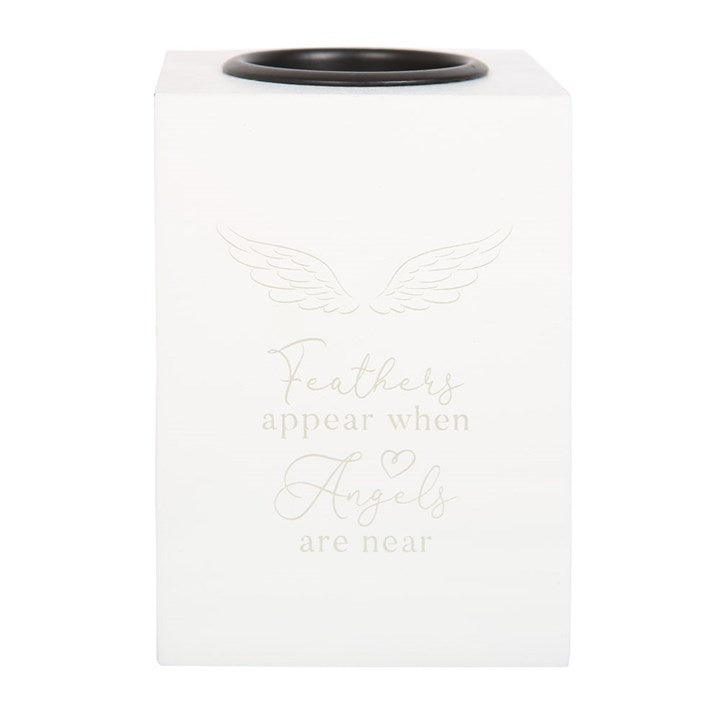 Feathers Appear Angel Wing Tealight Holder