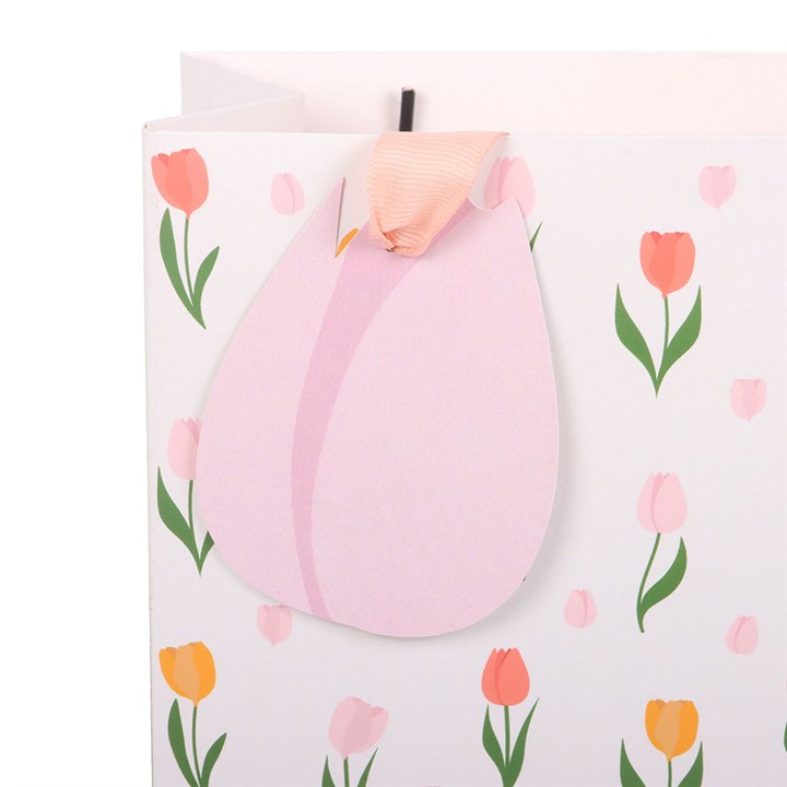 Tulip Print Gift Bag