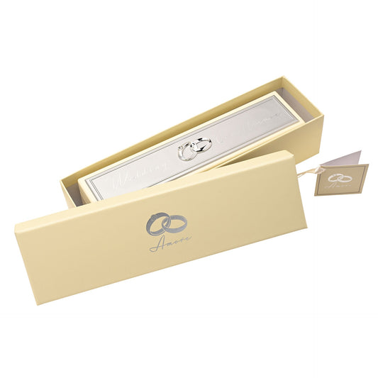Amore Wedding Certificate Holder with Icons & Crystals