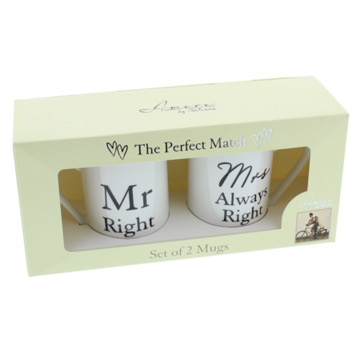 Amore 2 piece Mug Set - "The Boss / The Real Boss"