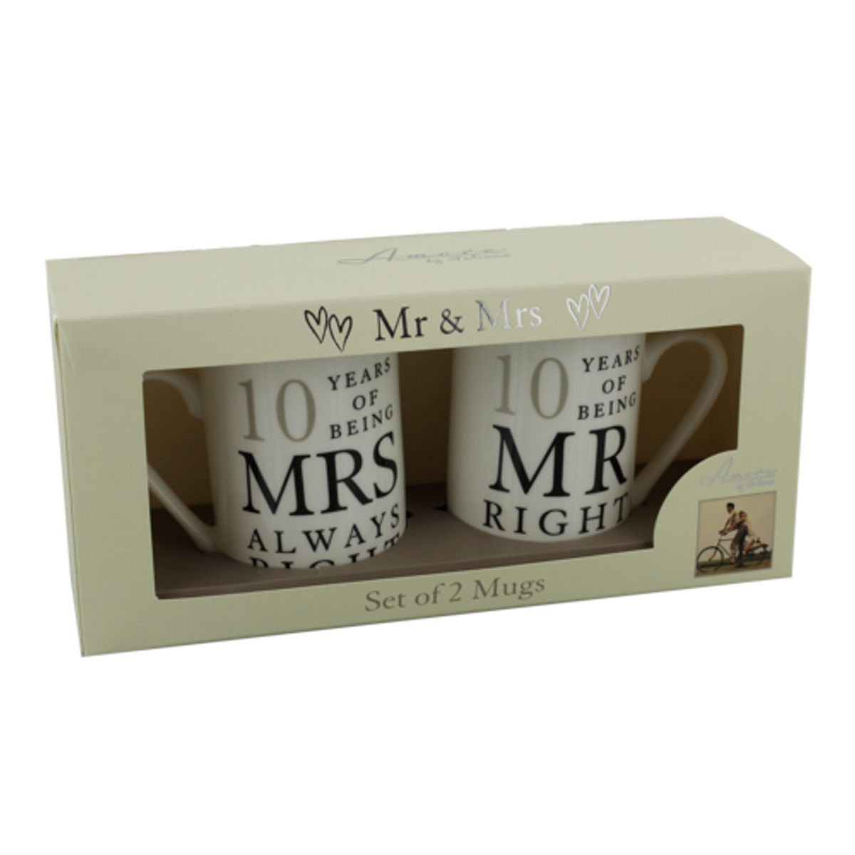Amore Gift Set - 10 Years Of Mr Right/Mrs Always Right
