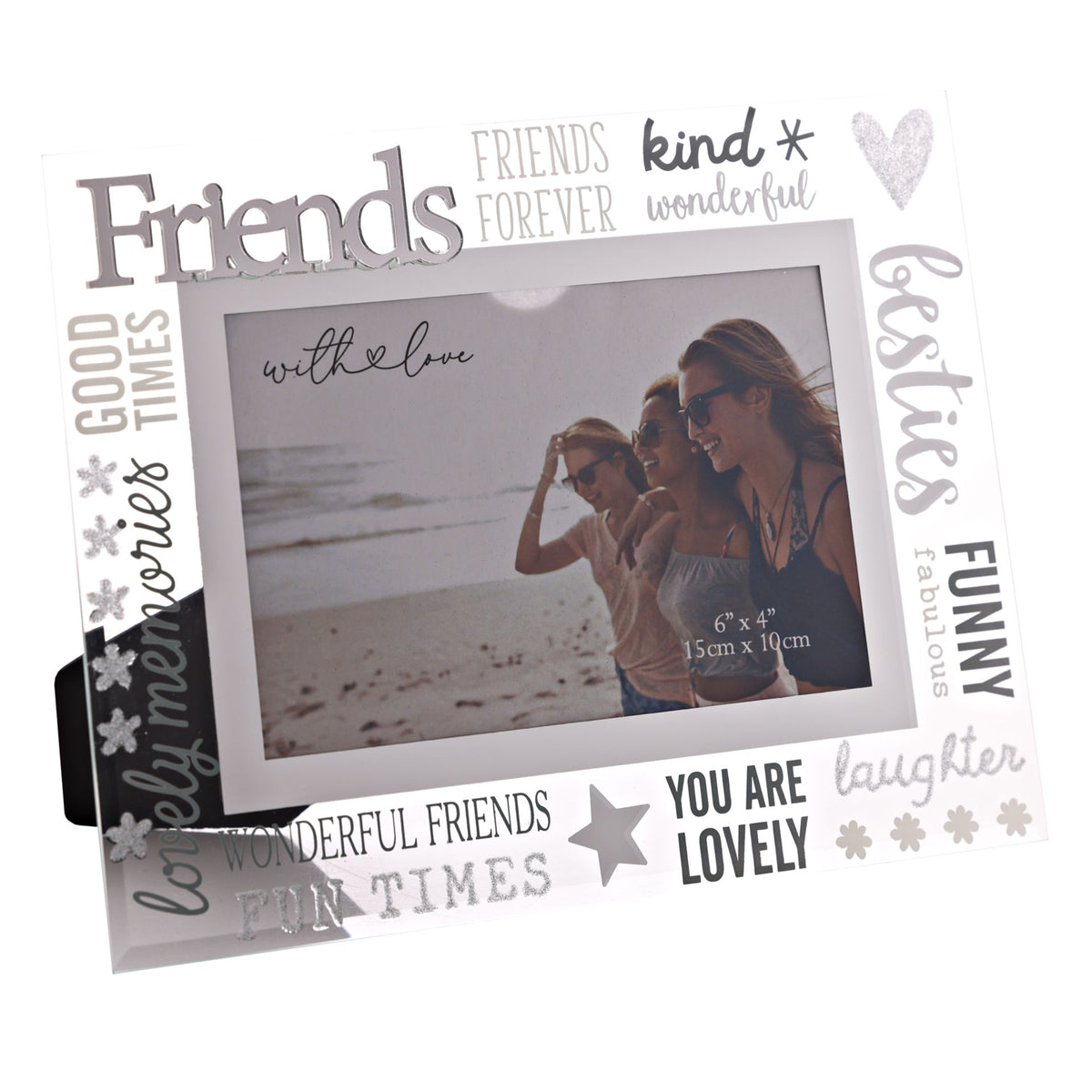 With Love Glass Frame With 3D - Friends