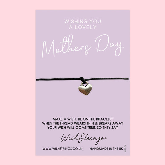 WishStrings ‘Lovely Mother’s Day’ Wish Bracelet | Thoughtful Gift for Mum | Meaningful Wish Bracelet to Celebrate Mother’s Day