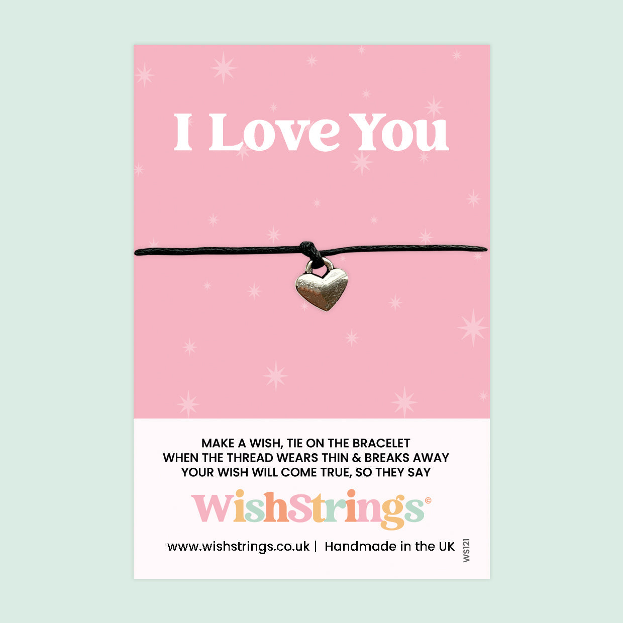 WishStrings ‘I Love You’ Wish Bracelet | Thoughtful Gift for Loved Ones | Meaningful Keepsake to Show Love & Affection
