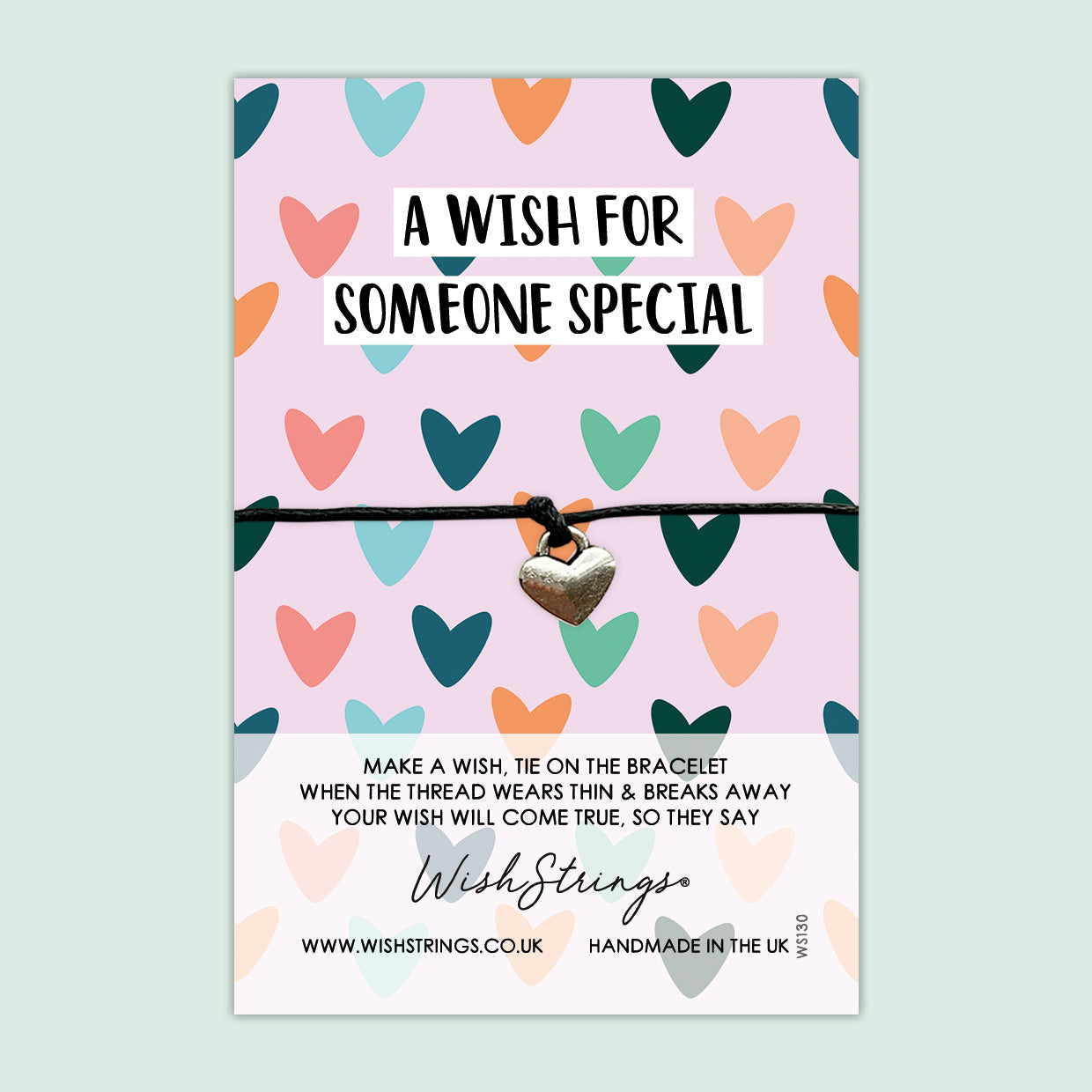 WishStrings ‘A Little Wish for Someone Special’ Wish Bracelet | Thoughtful Gift for ‘Just Because’ | Meaningful Keepsake for Loved Ones