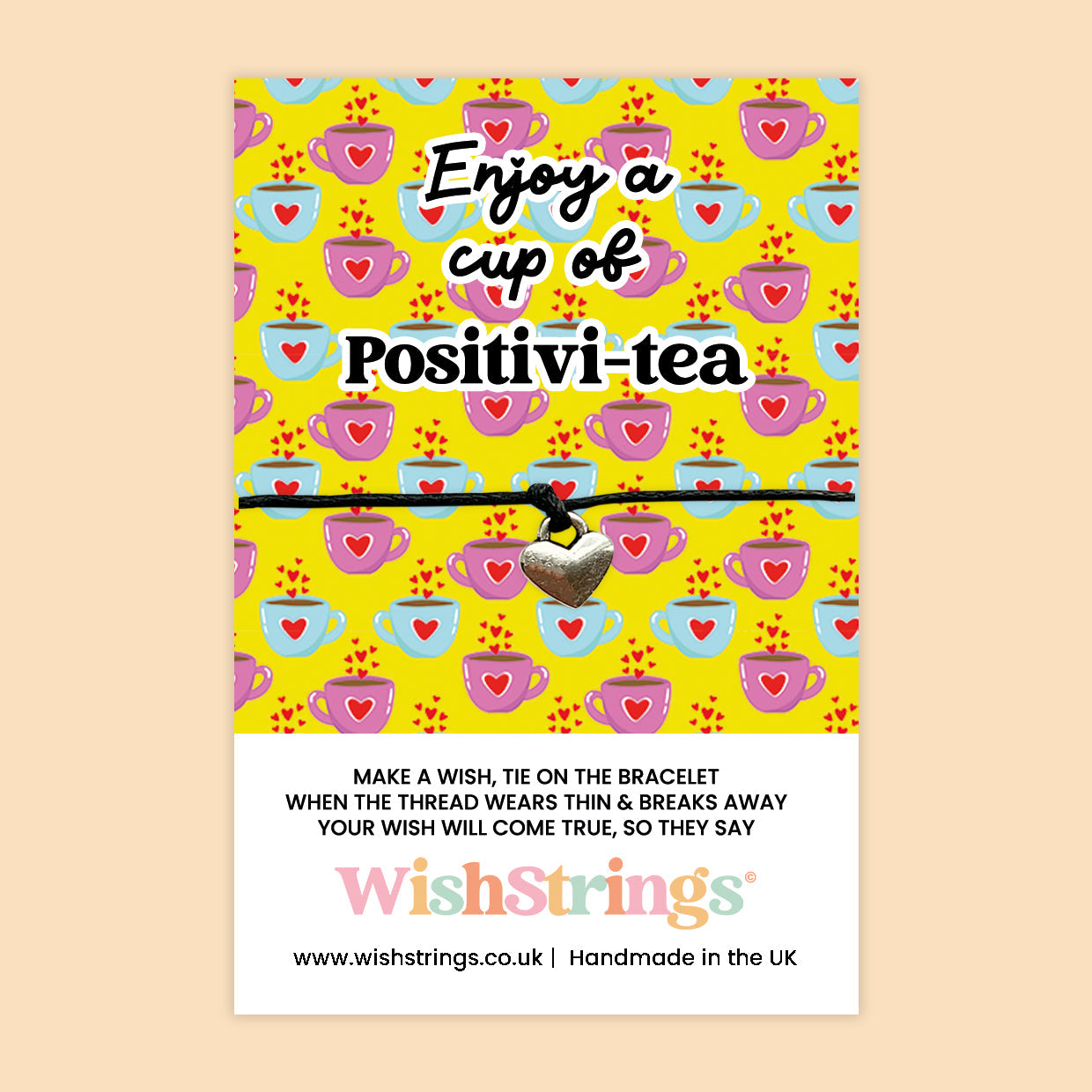 WishStrings ‘You’re Just My Cup of Tea’ Wish Bracelet