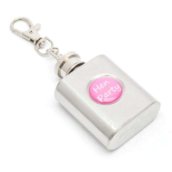 Womens 'Wedding Roles' Keyring Hip Flasks