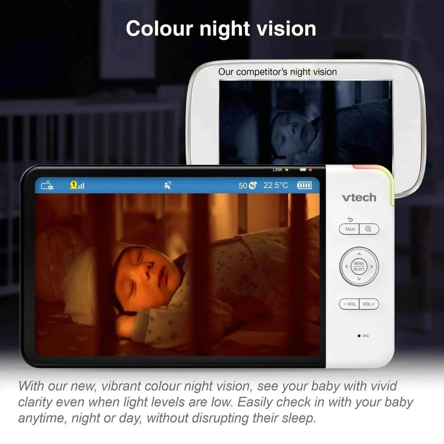 VTech RM7767HD 7inch Smart Wi-Fi Baby Monitor