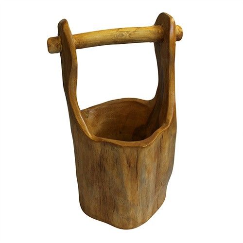 Teak Well Bucket - approx 28cm