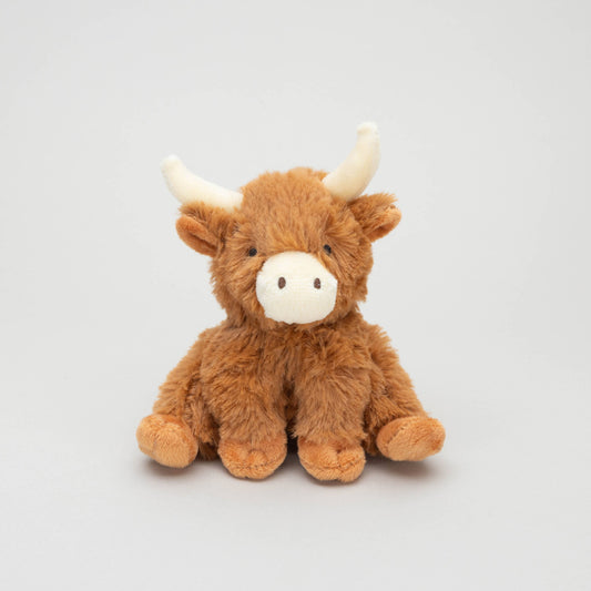 Mini Horny Highland Cow Plush Baby Soft Toy - 11cm