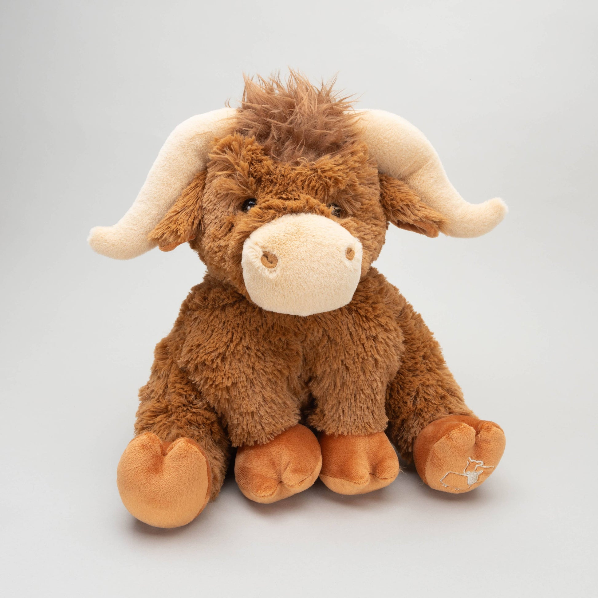 Horny Highland Cow Plush Brown Large Soft Toy 30CM