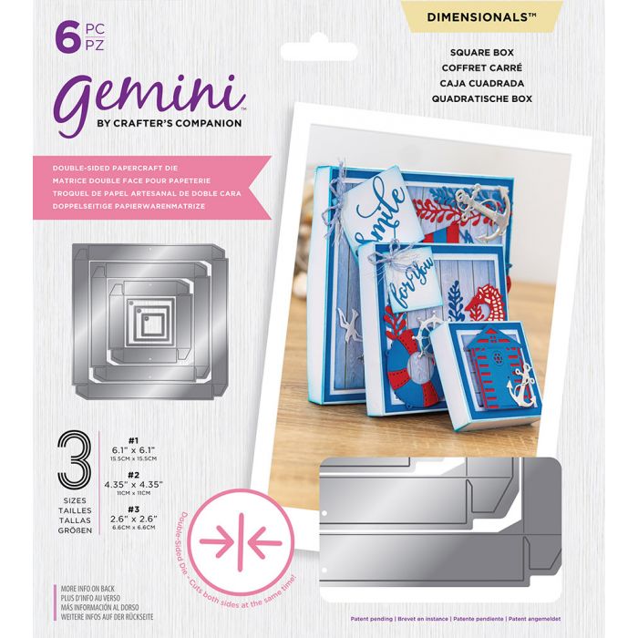 Gemini Dimensionals Double-Sided Die ~ Box Dies