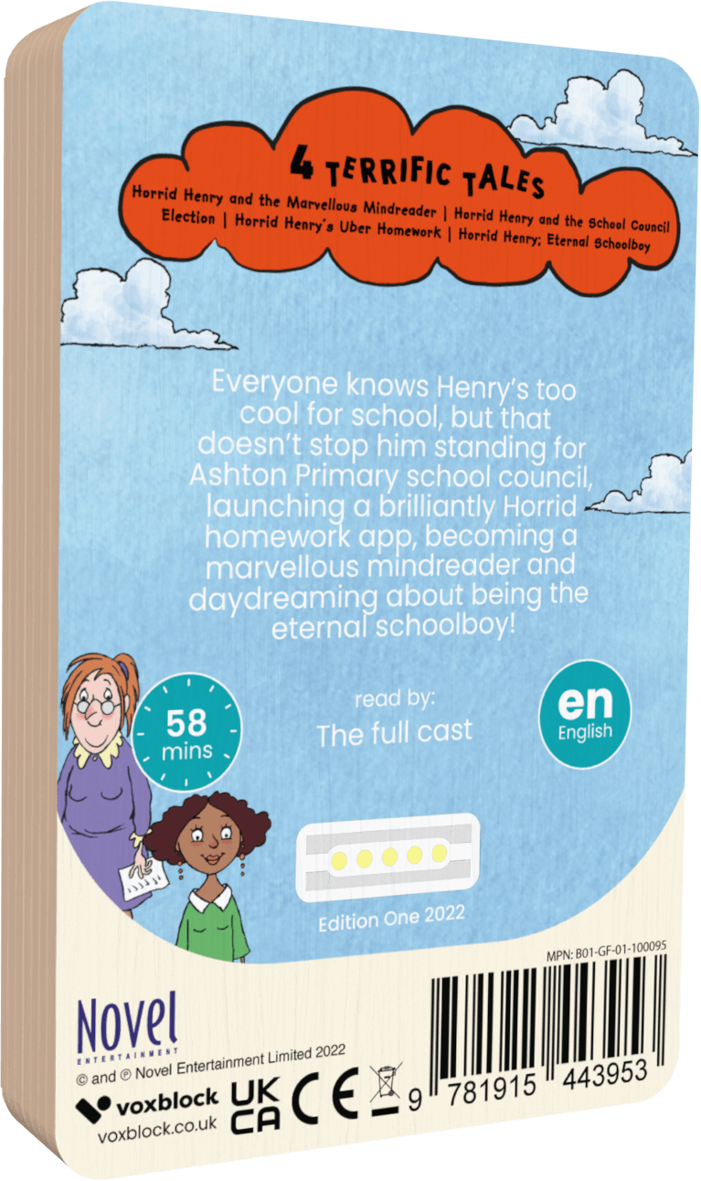 Horrid Henry's Super School Stories (Audiobook)