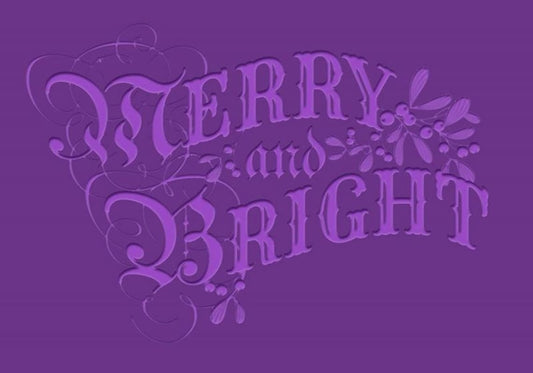 Gemini 5 x 7 3D Embossing Folder - Merry and Bright