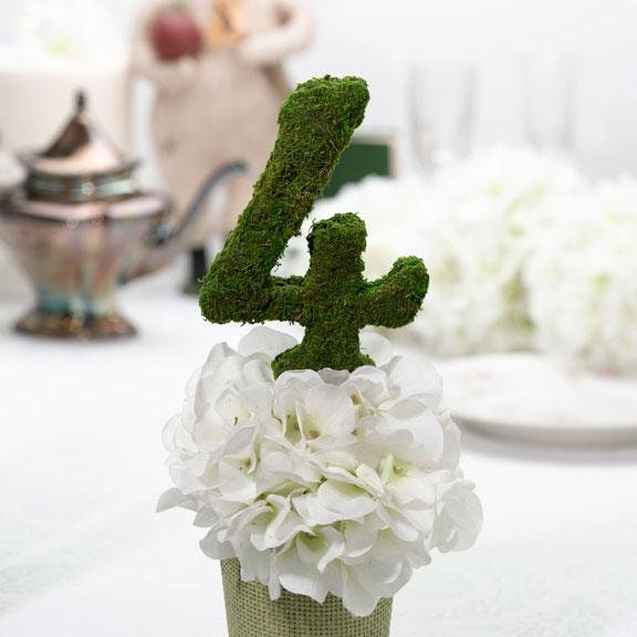 Lillian Rose Moss Decor Numbers - 4