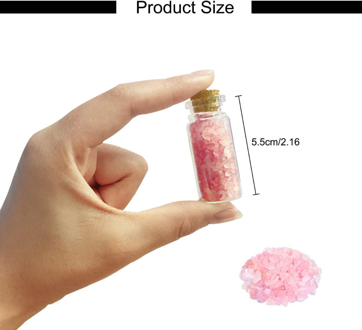 Crystal/Gemstone Wishing/Healing Bottle - Relaxation/meditation/jewellery - Large