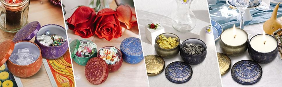 2.5oz Zodiac Candle Tin